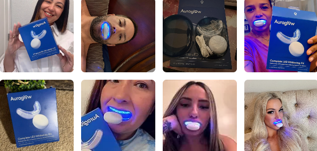 Auraglow Teeth Whitening Kit Customers