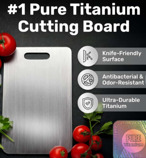 Katori Titanium Cutting Board Benefit