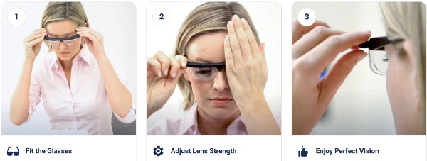 NexOptrics Adjustable Glasses How to use